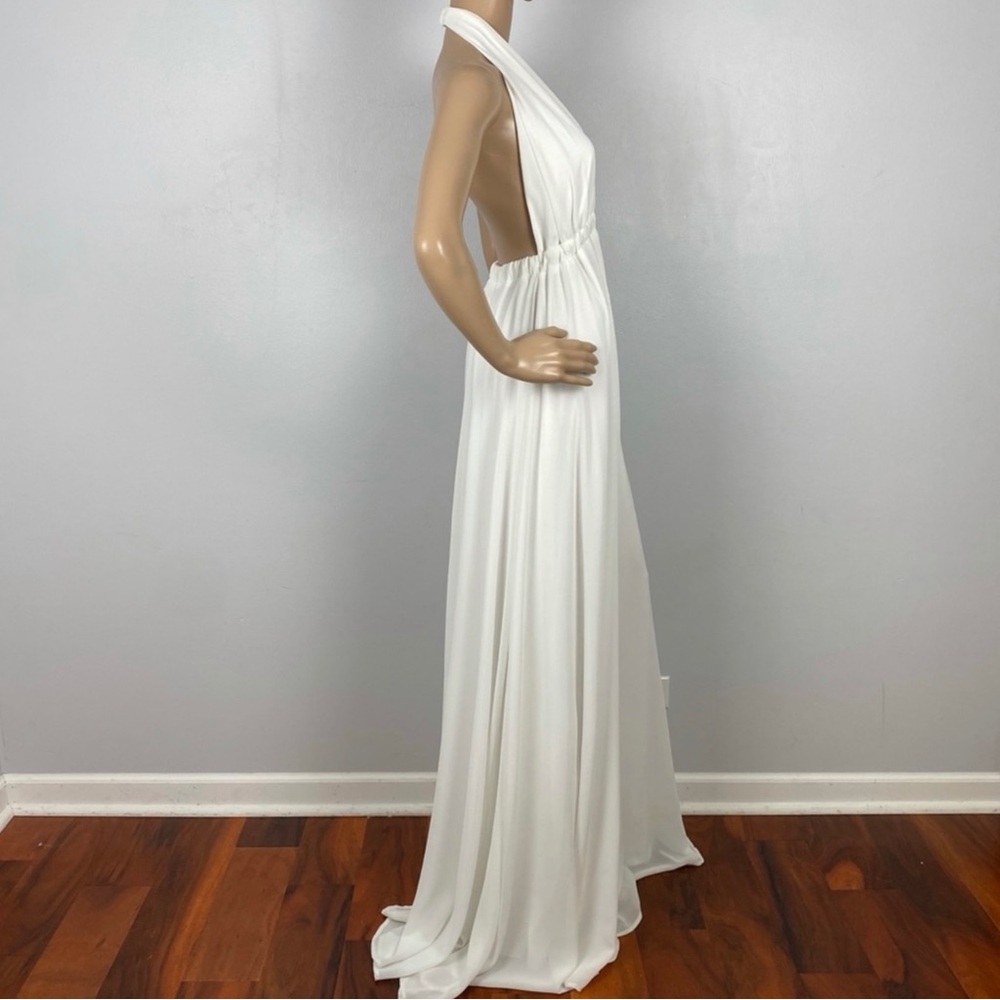 SHOW ME YOUR MUMU IVORY HALTER MAXI DRESS - Picture 7 of 11